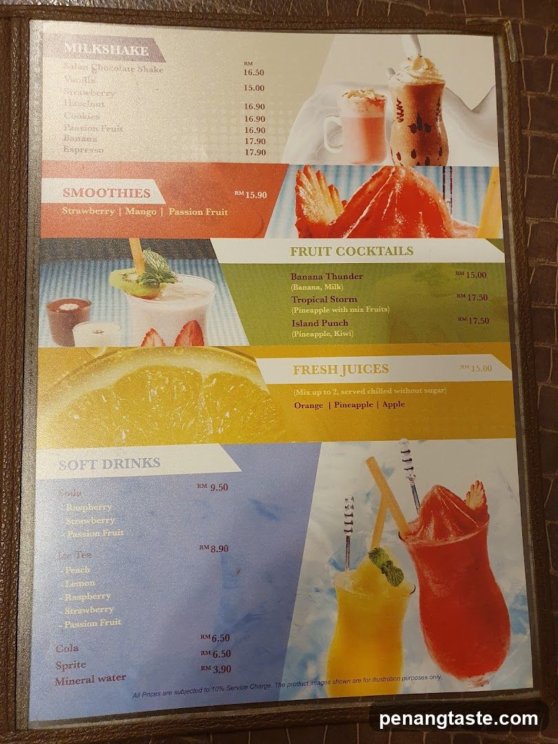 Beverage Menu