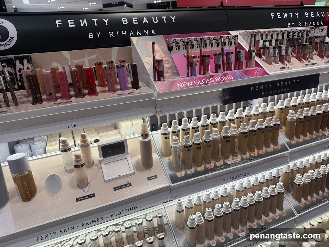Fenty Beauty Makeup Display