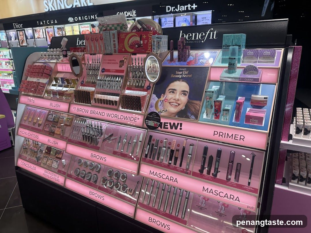 Benefit Cosmetics Display