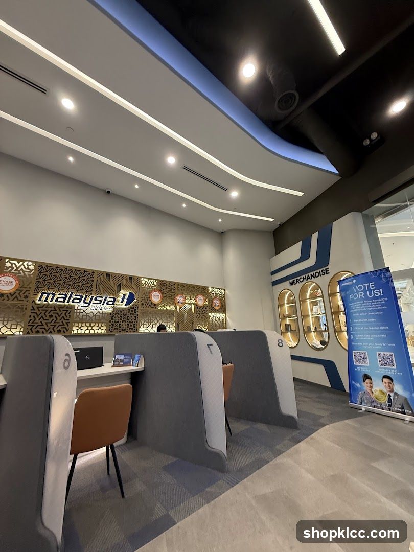Malaysia Airlines Merchandise and Service Area