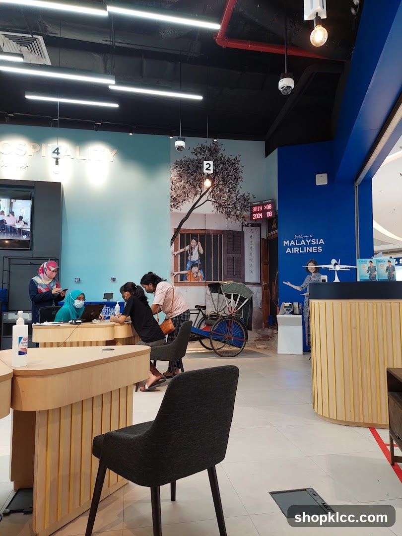 Malaysia Airlines Service Counter