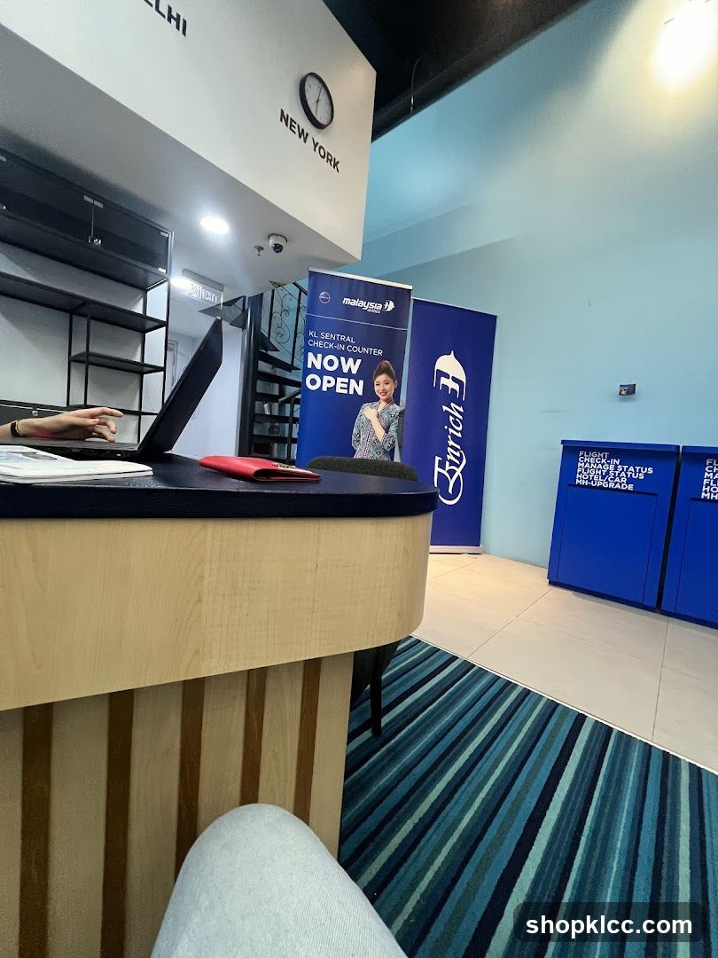 Malaysia Airlines Check-In Counter