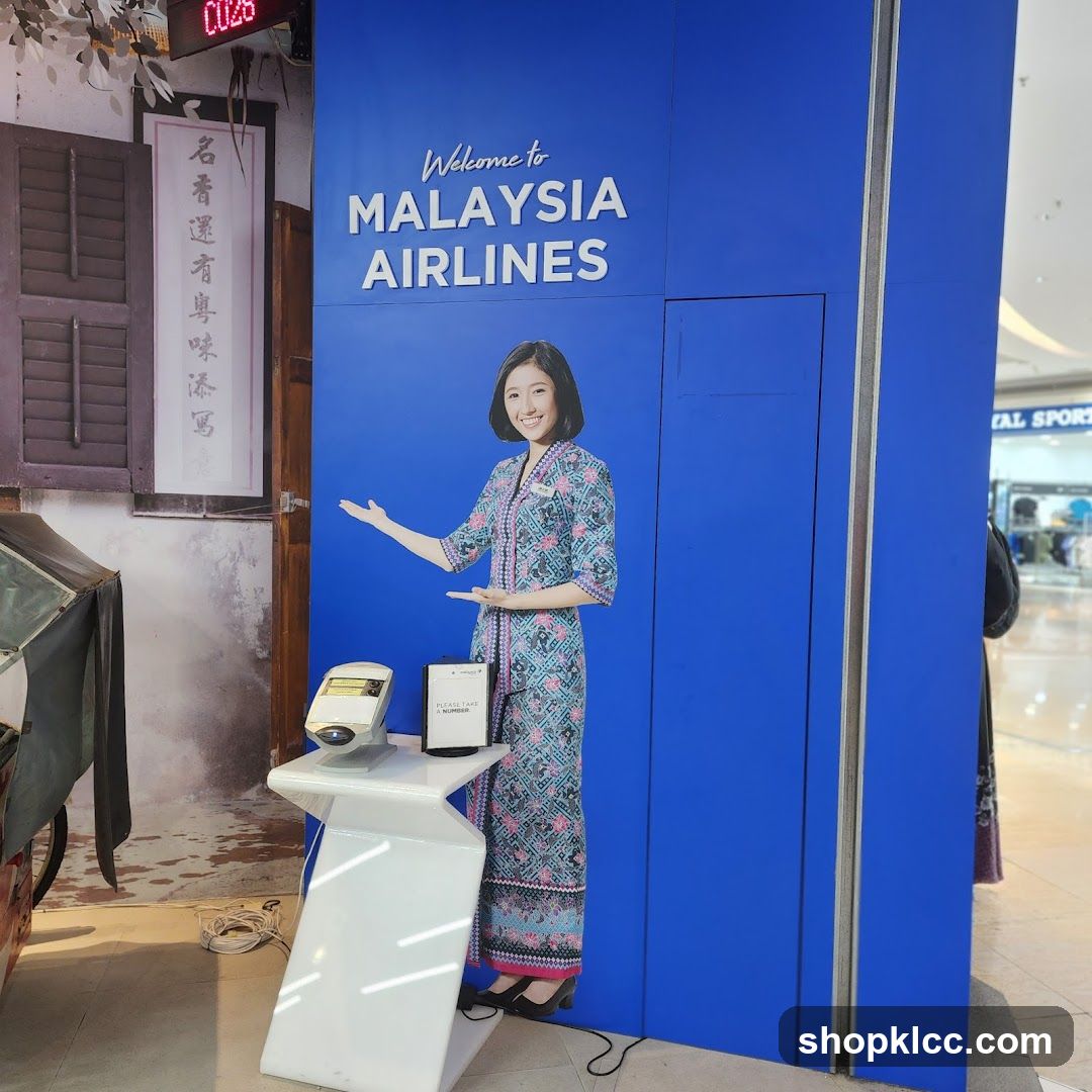 Malaysia Airlines Welcome Display