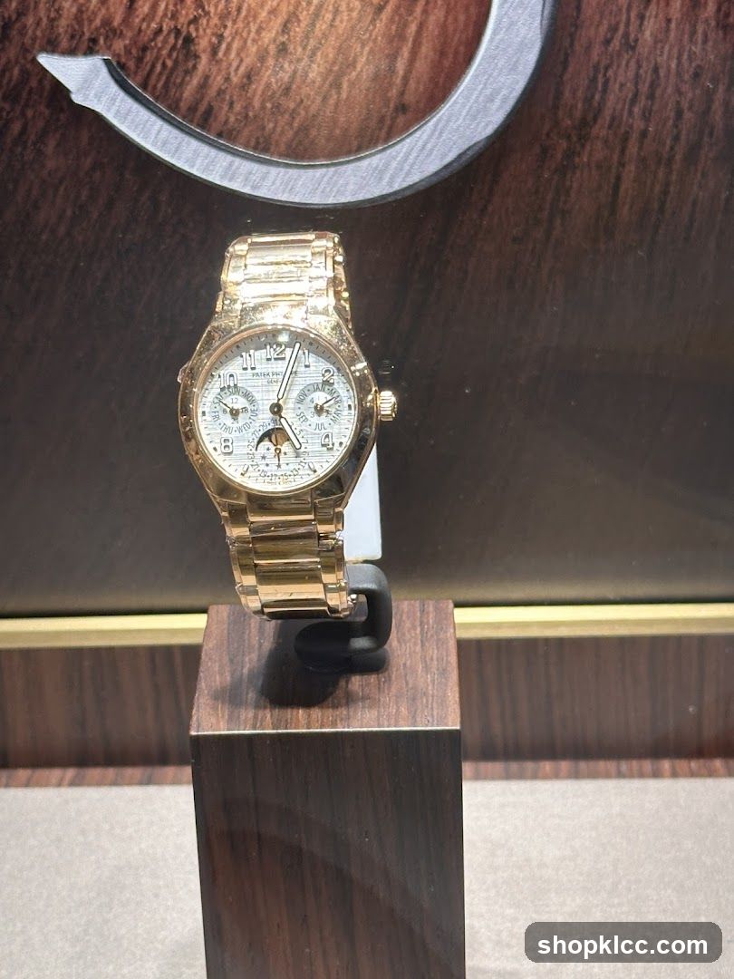 Gold Watch Display
