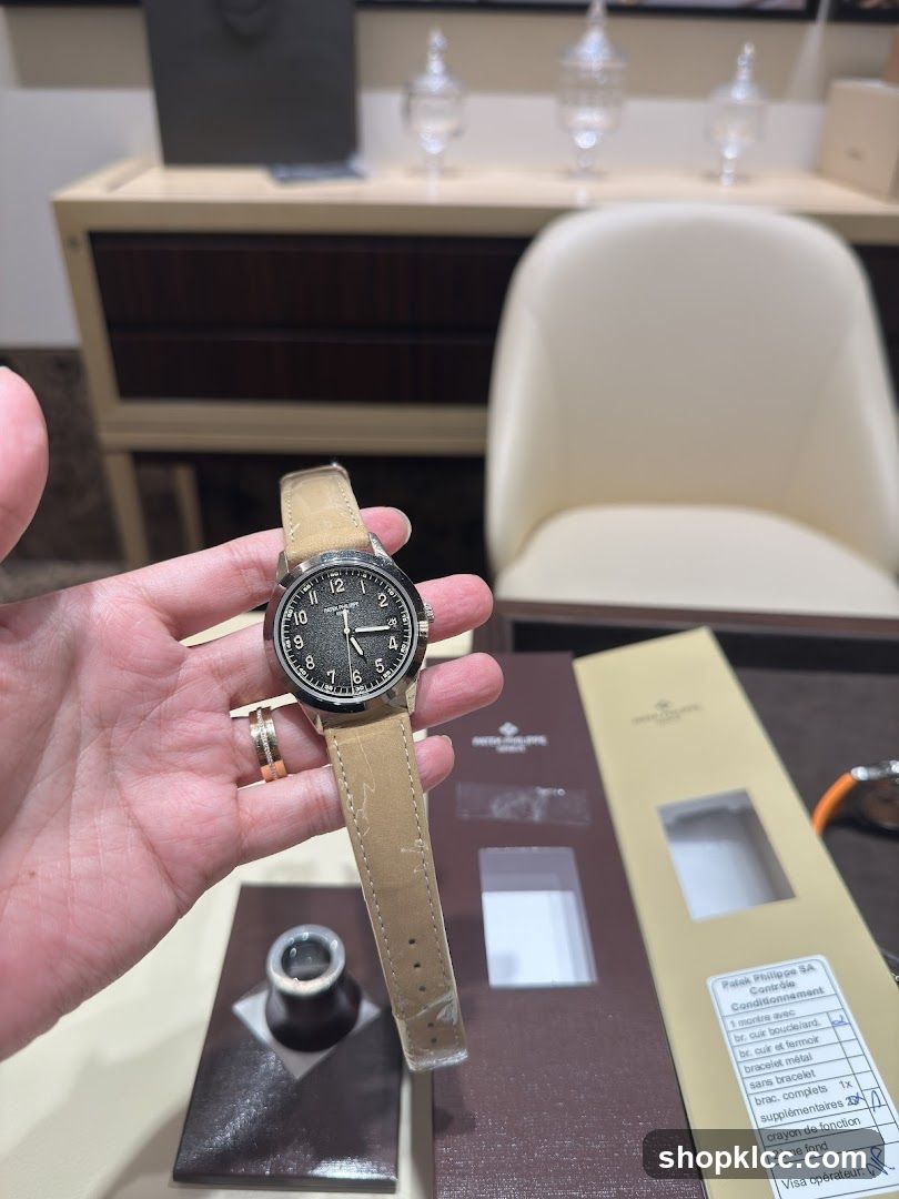 Watch with Leather Strap