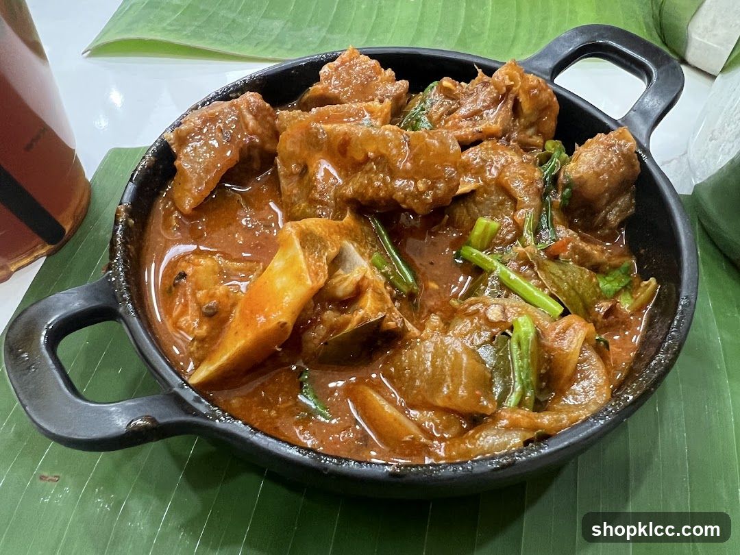 Meat Curry in a Bowl