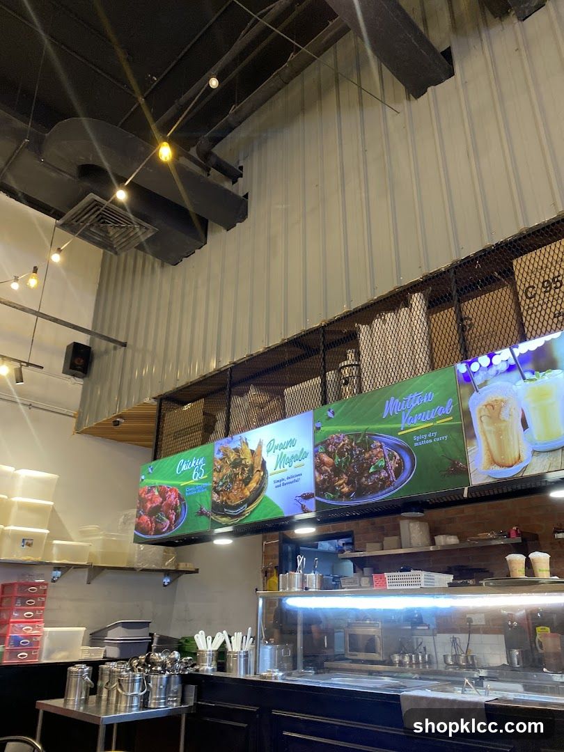 Restaurant Menu Display