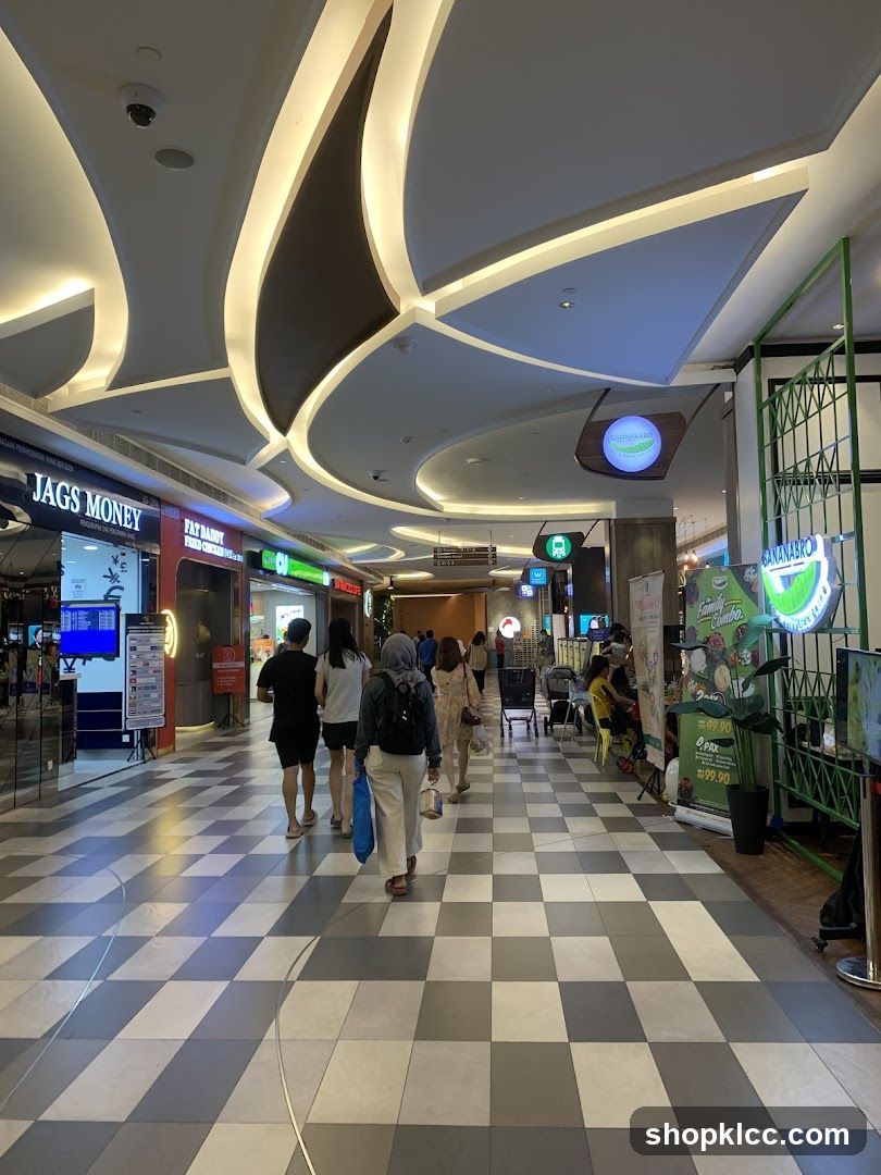 Indoor Shopping Mall Corridor