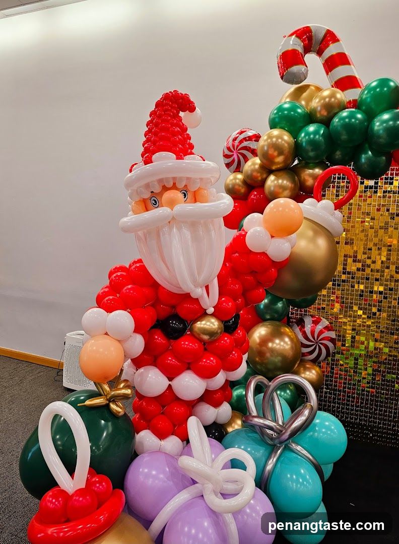 Balloon Santa Claus Decoration