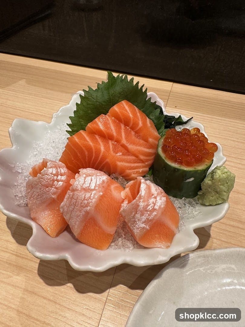 Salmon Sashimi Platter