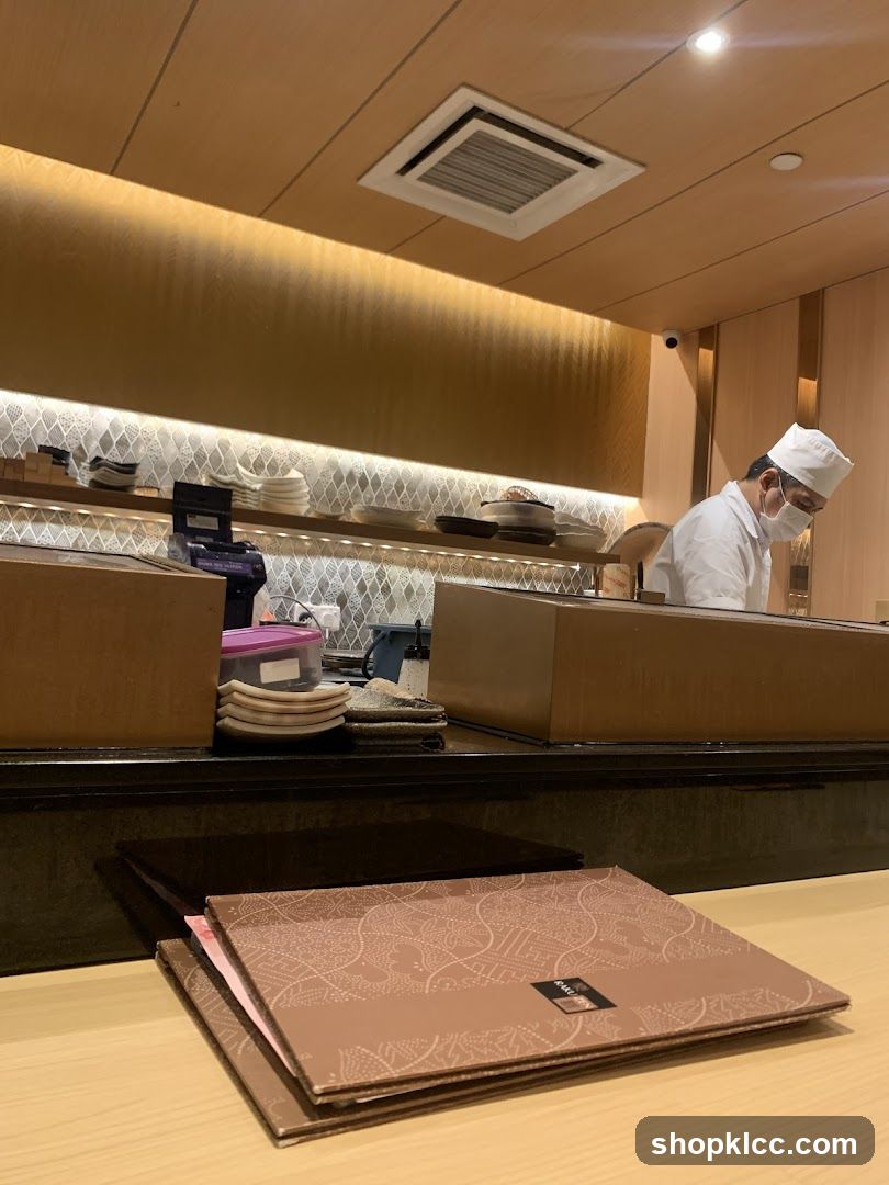 Sushi Restaurant Counter