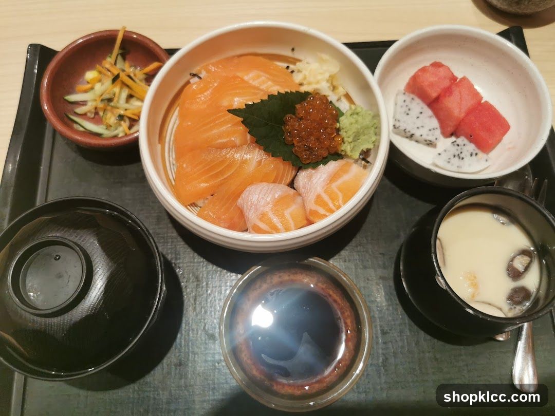 Salmon Donburi Set