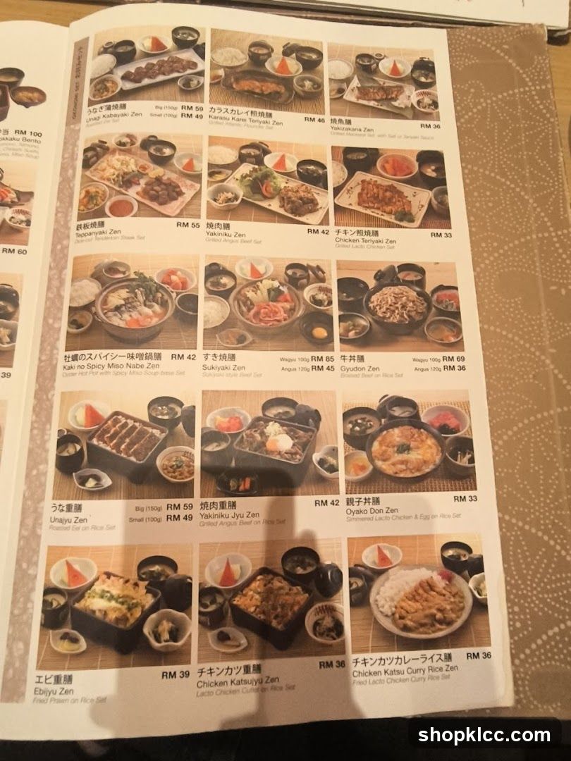Japanese Set Meals