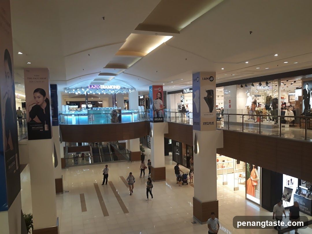 Mall Interior with Shops