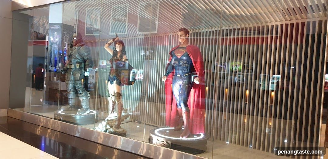 Superhero Statues Display