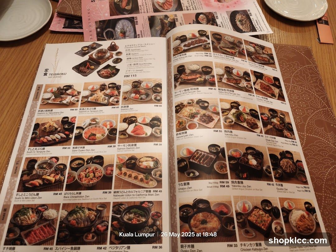 TEISHOKU set dinner