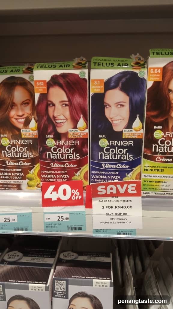 Garnier Color Naturals Hair Dye Promotion