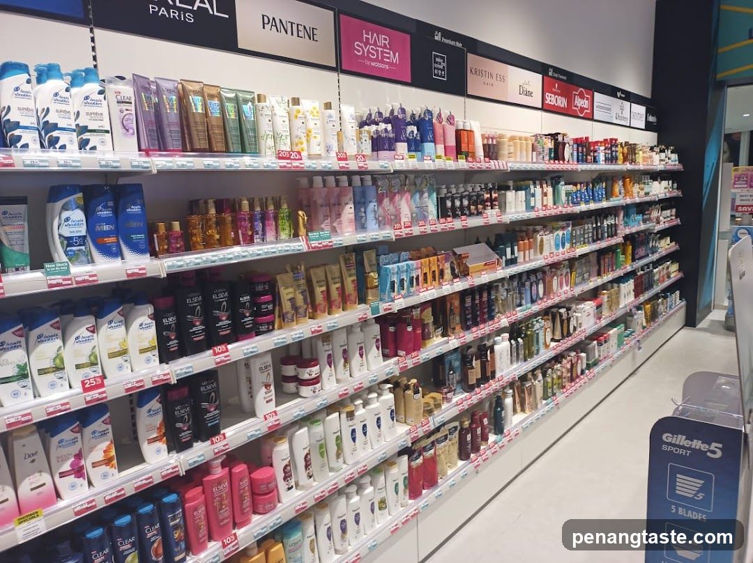 Health and Beauty Products Aisle