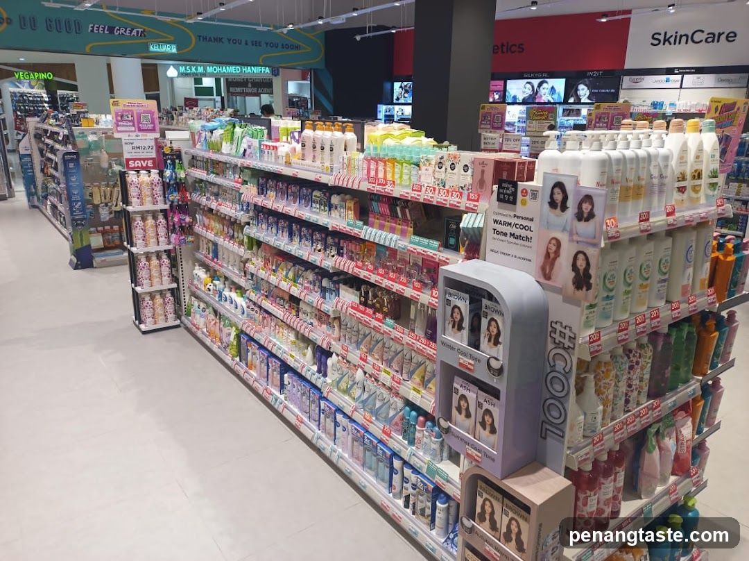 Cosmetics and Skincare Aisle
