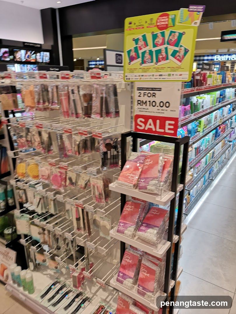 Cosmetics and Personal Care Products Display