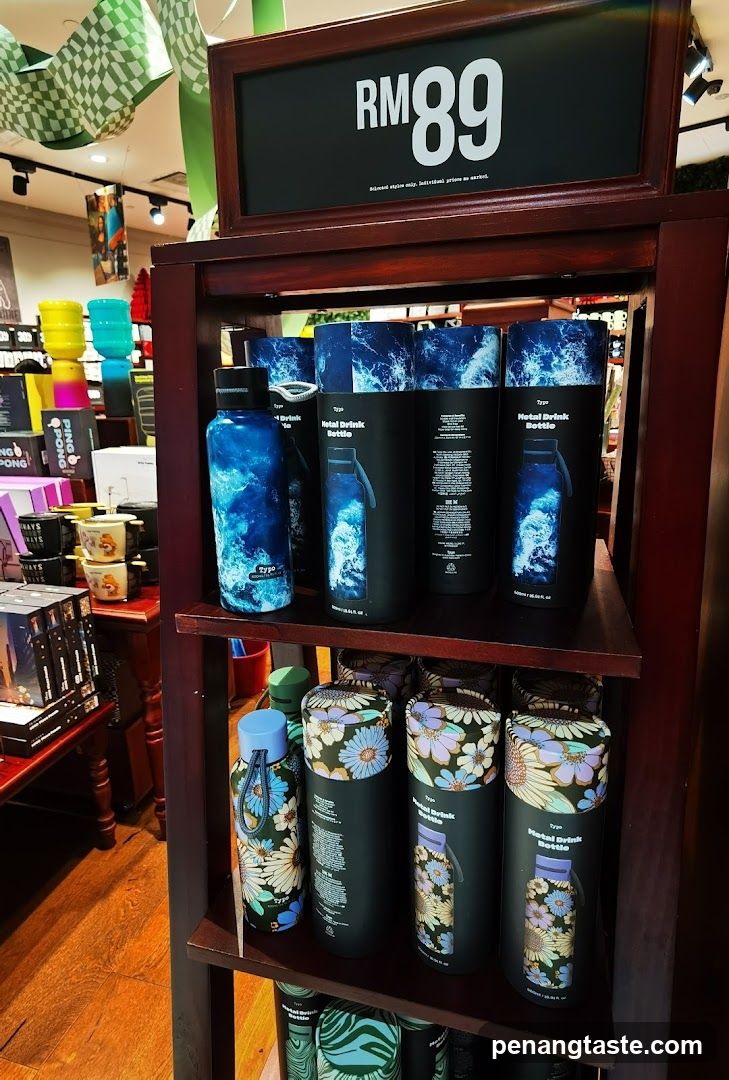 Metal Drink Bottles Display