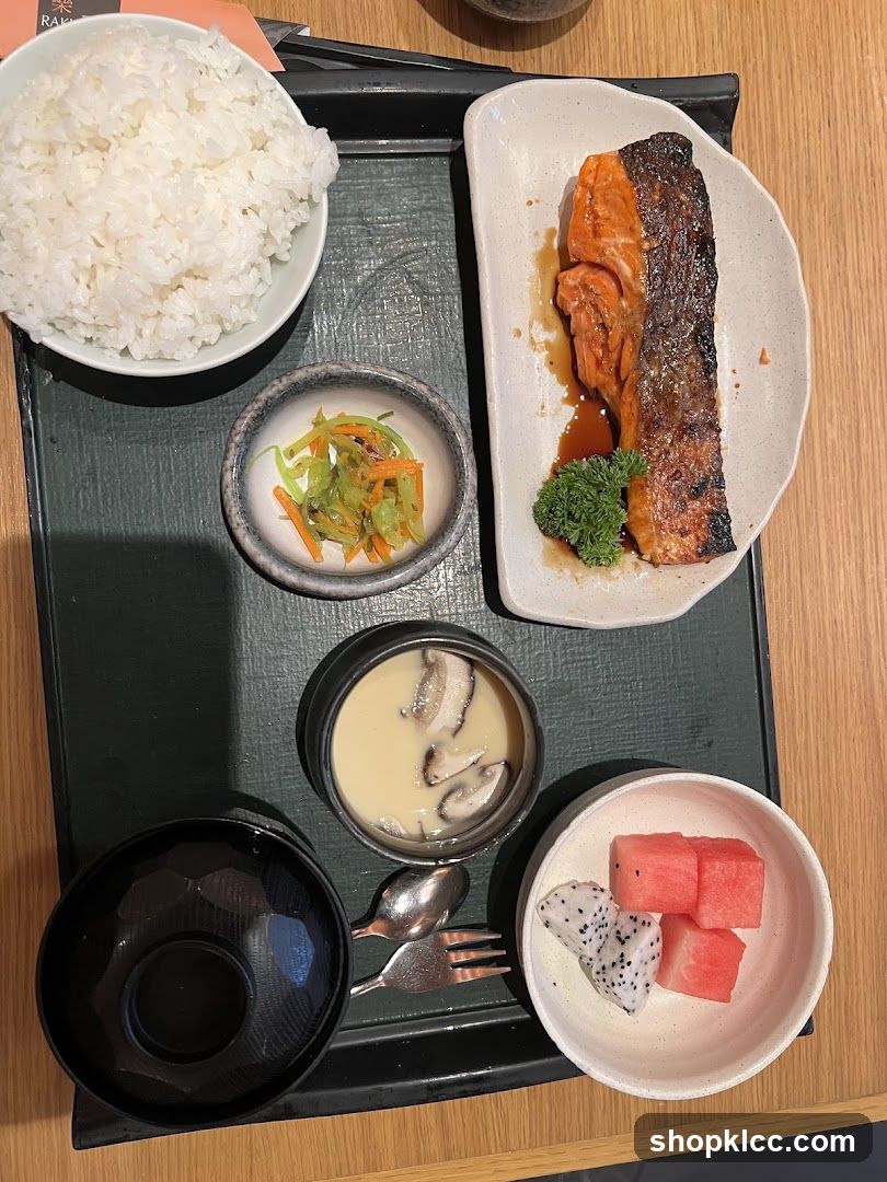 Japanese Salmon Set Meal