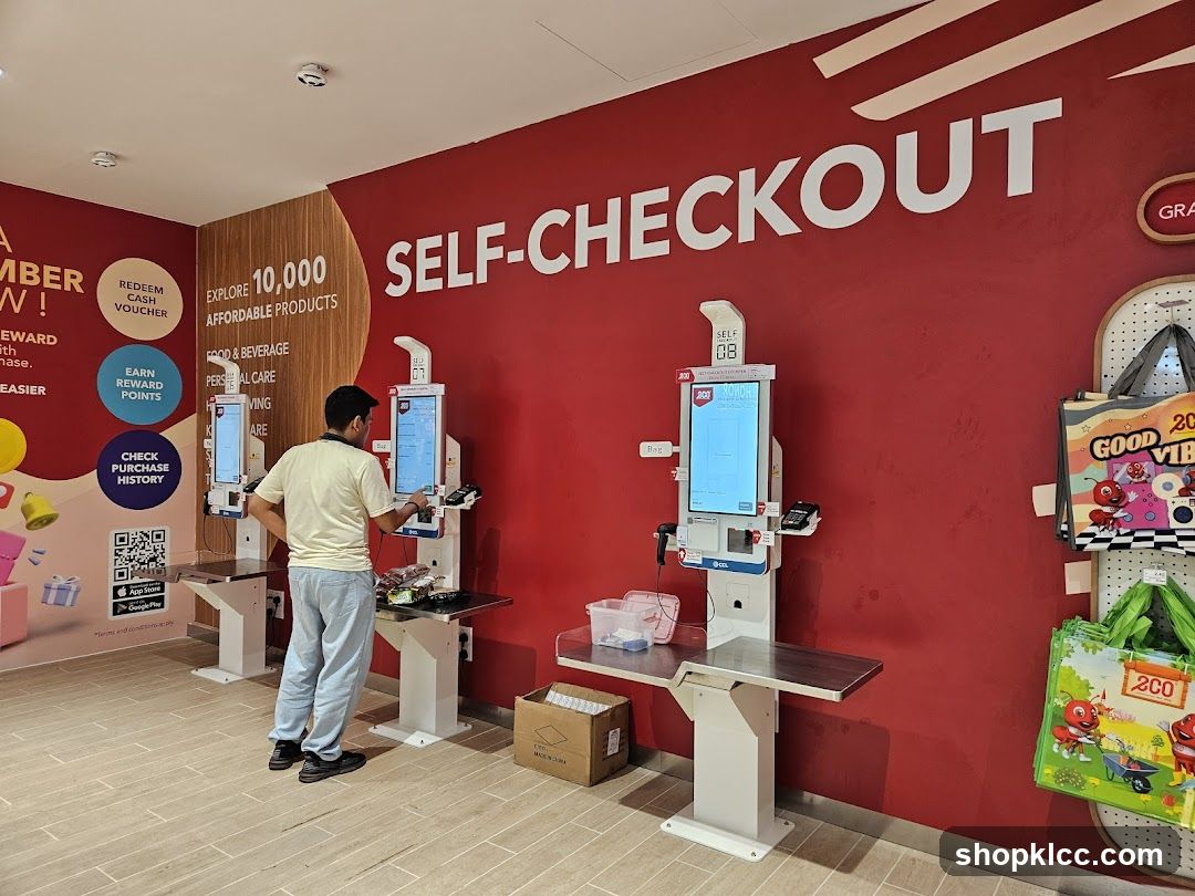 Self-Checkout Area