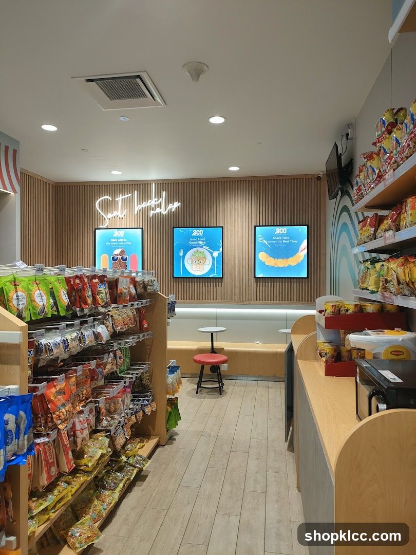 Snack Store Interior