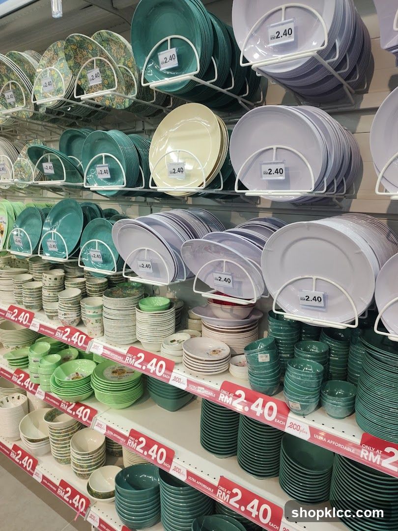 Plates and Bowls Display