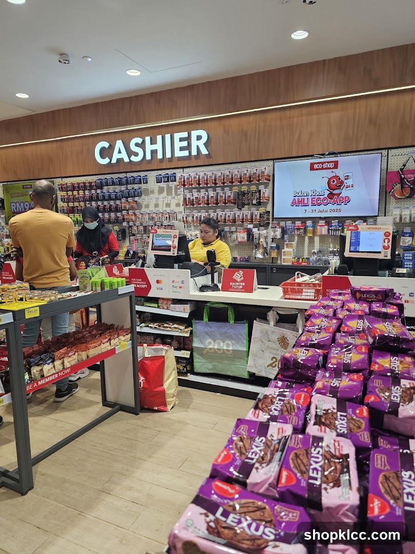 Convenience Store Checkout Area