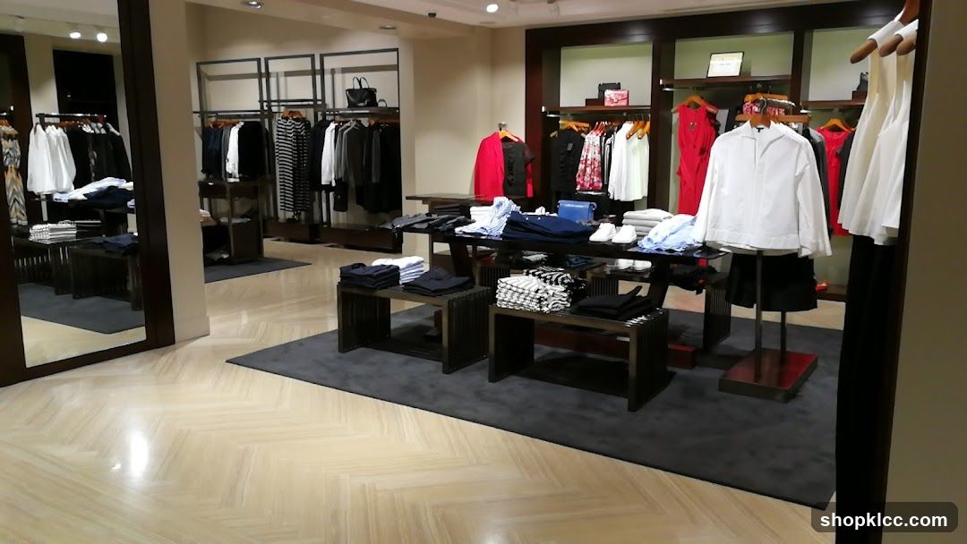 Clothing store interior