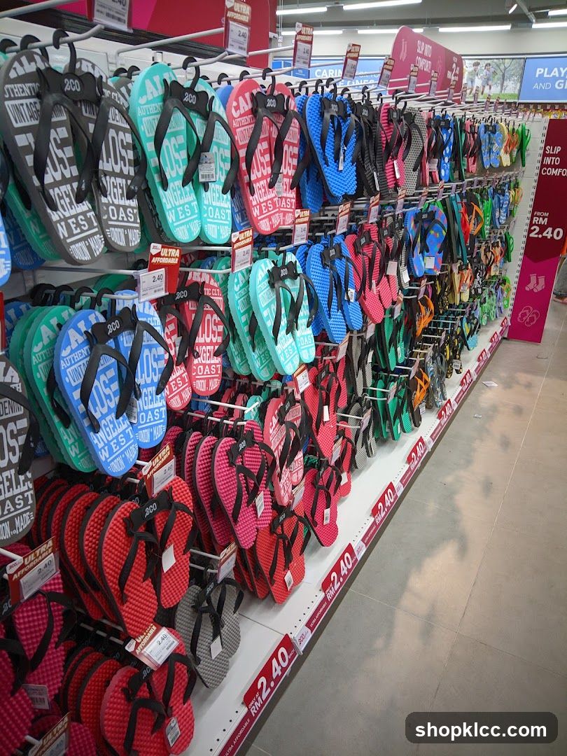 Flip-flops on display