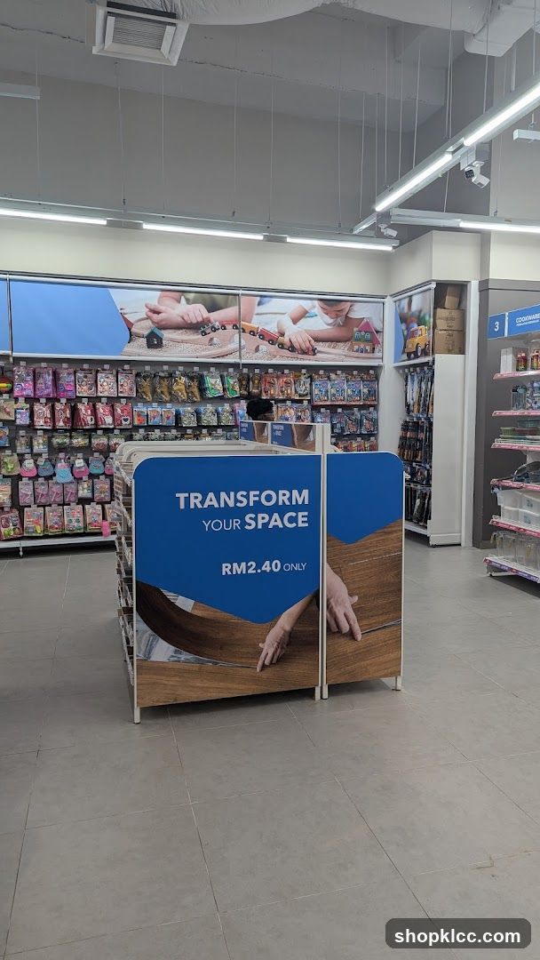 Store Display with Promotional Sign