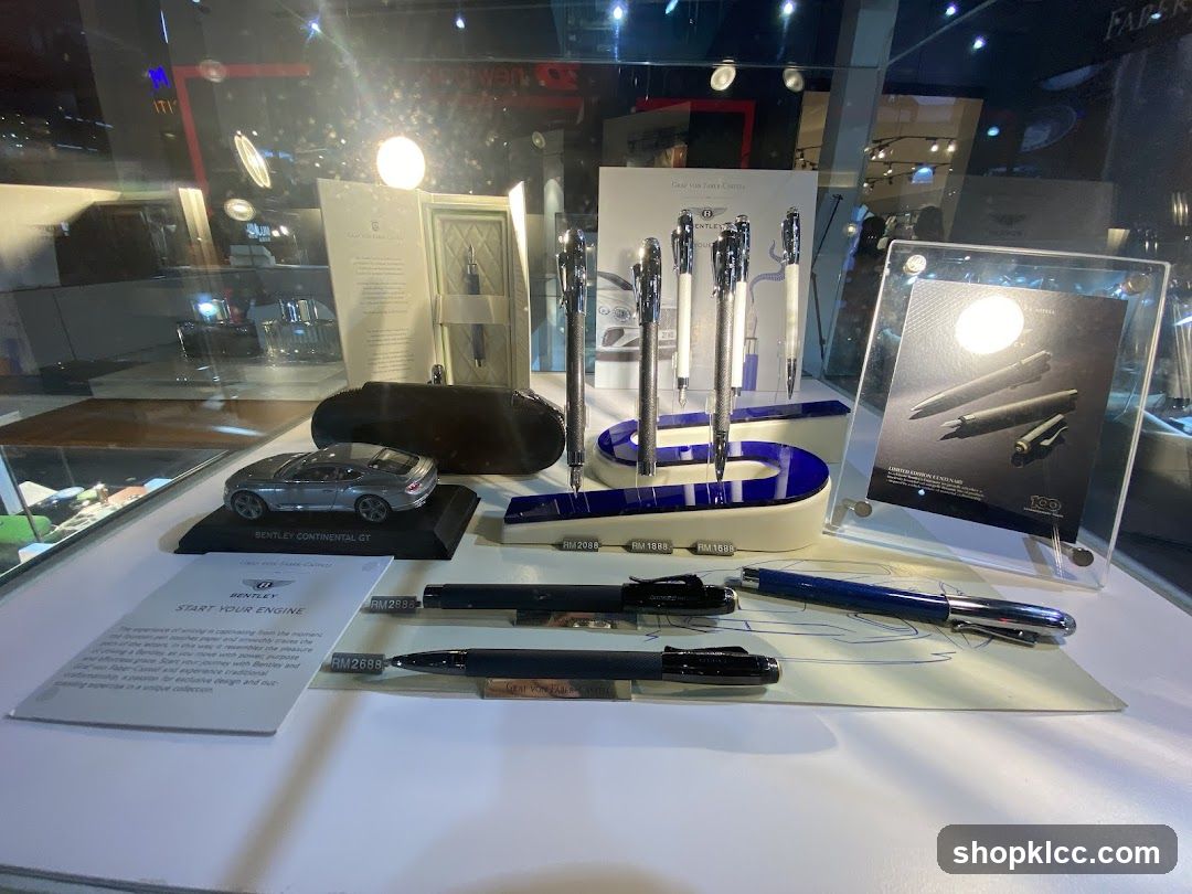Bentley Pens Display