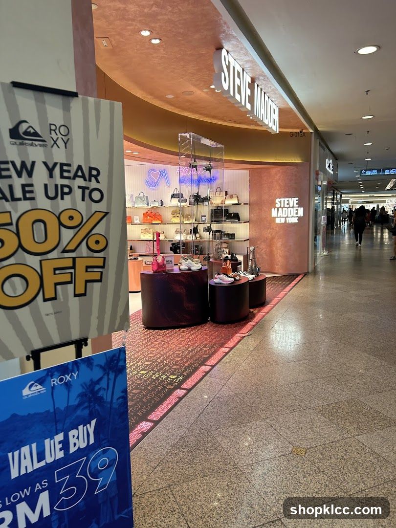 Steve Madden Storefront with Sale Signage