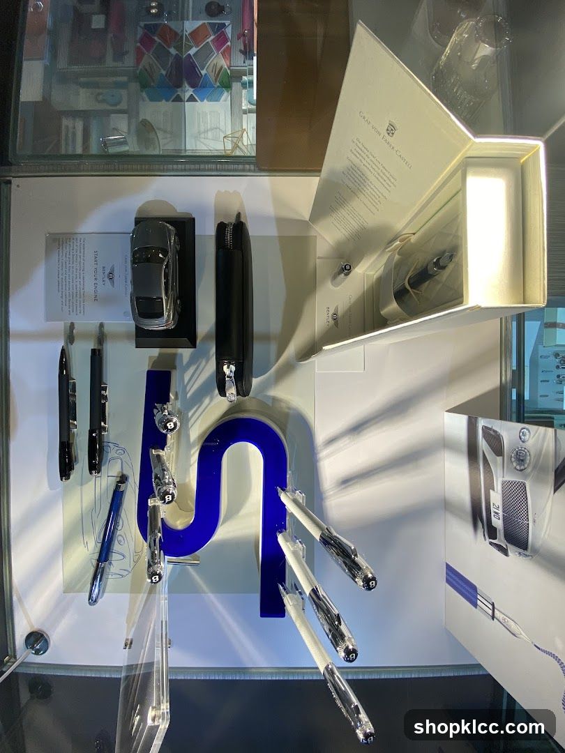 Bentley Pens Display