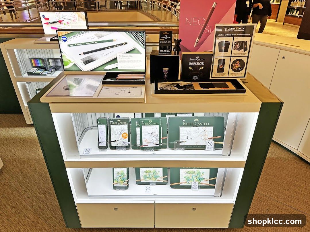 Faber-Castell Art Supplies Display