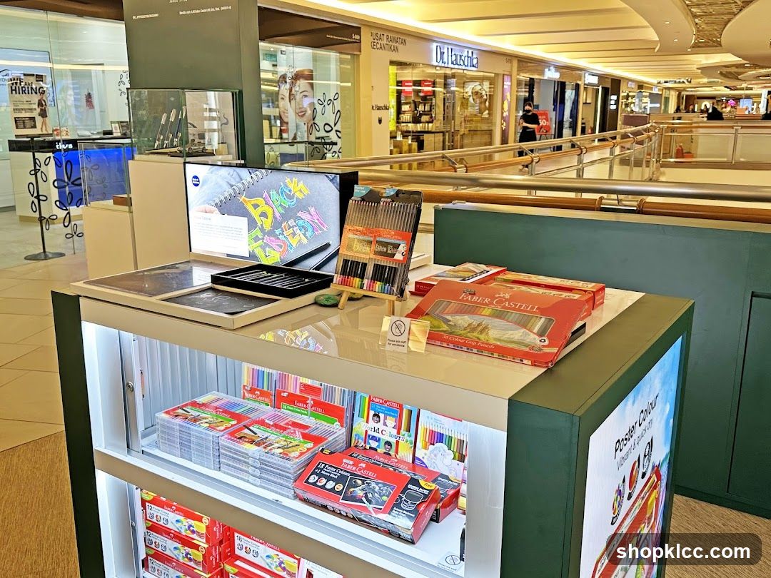 Art Supplies Display