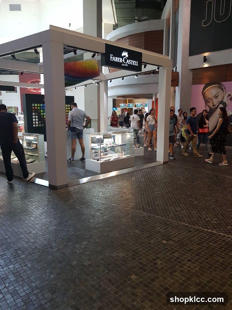 Faber-Castell display in a mall