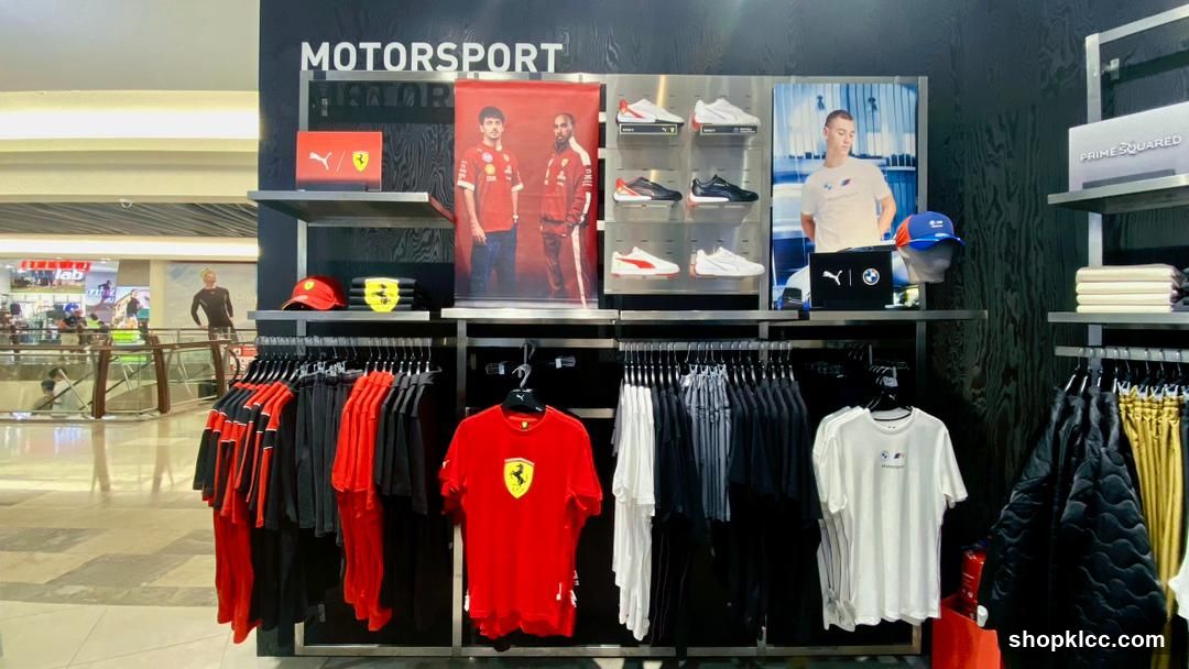Puma Motorsport Apparel Display