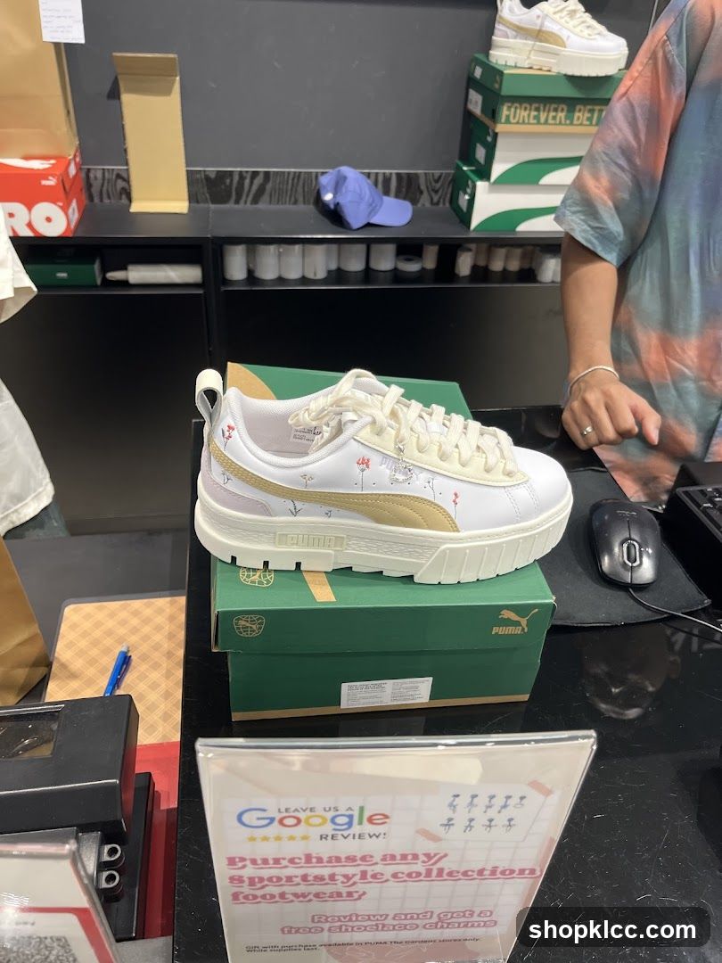 Puma Shoe Display