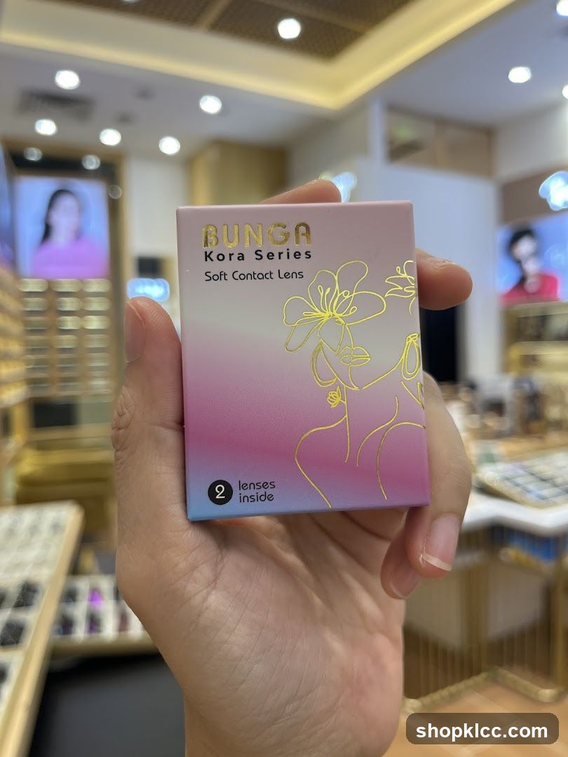 Bunga Kora Series Soft Contact Lens Box