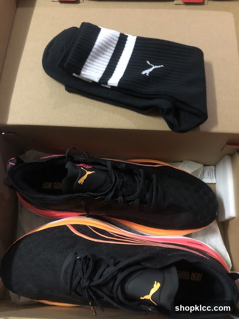 Puma Running Shoes and Socks