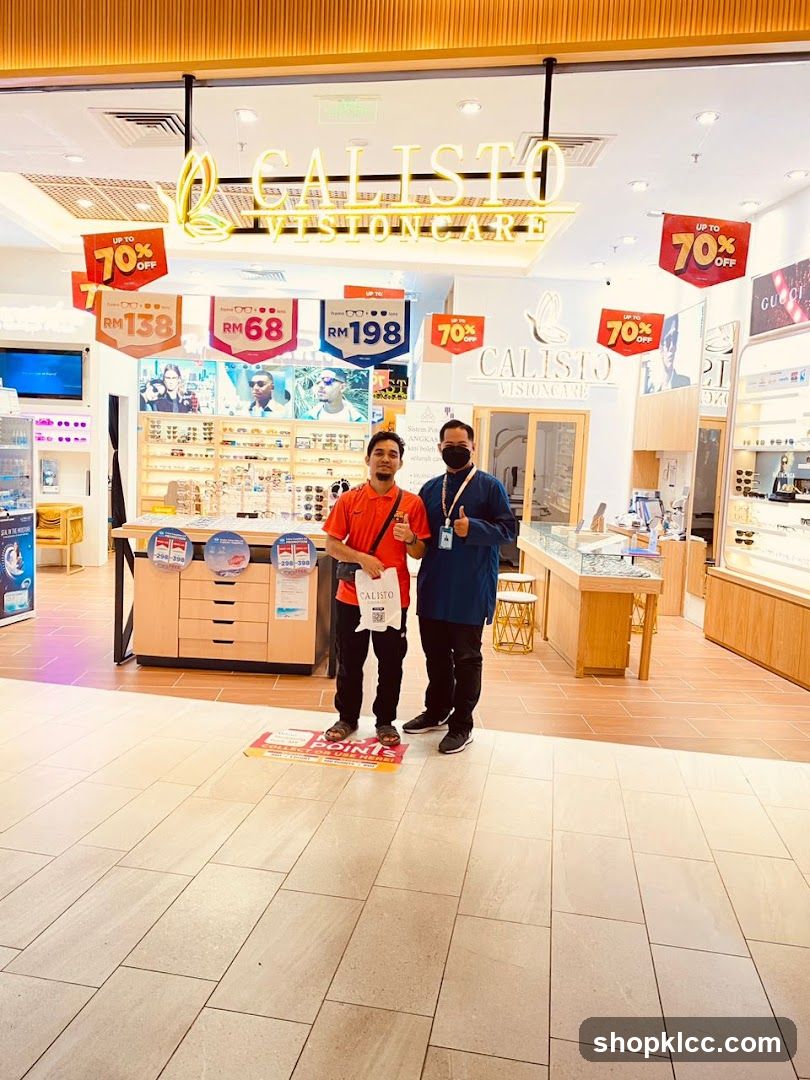 Calisto Visioncare Store Interior with Staff