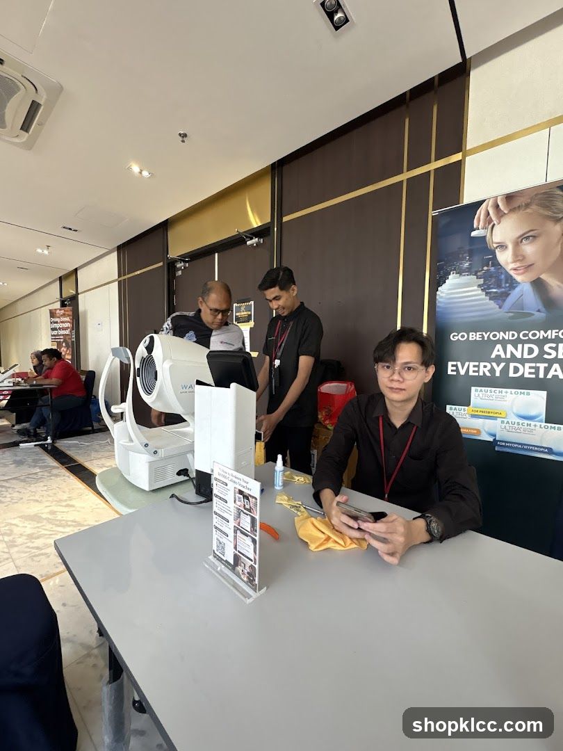 Optometry Booth Setup