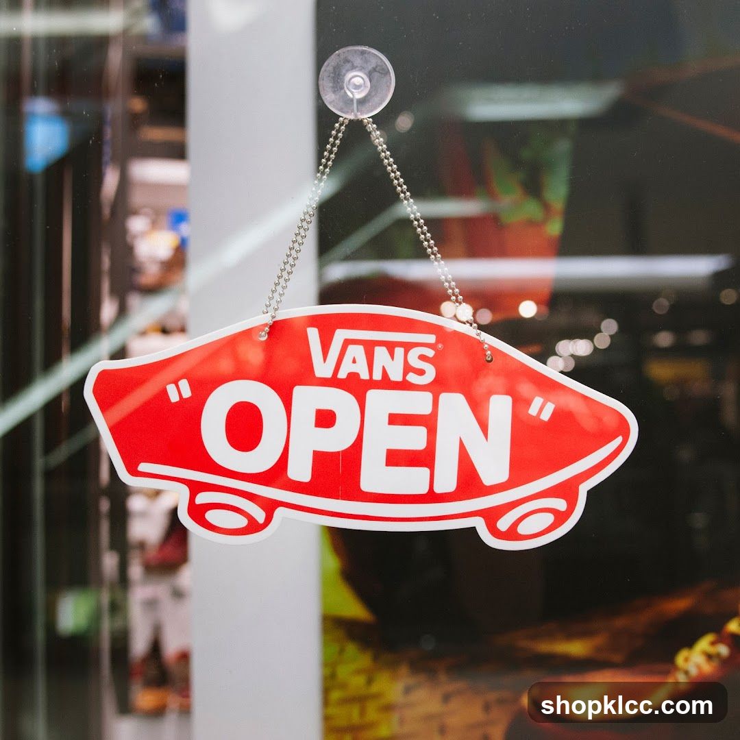 Vans Open Sign