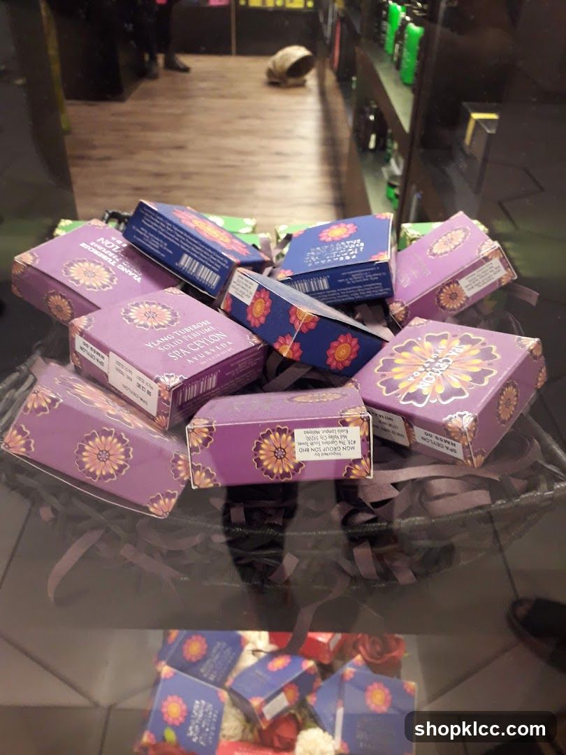 Spa Ceylon Solid Perfume Display