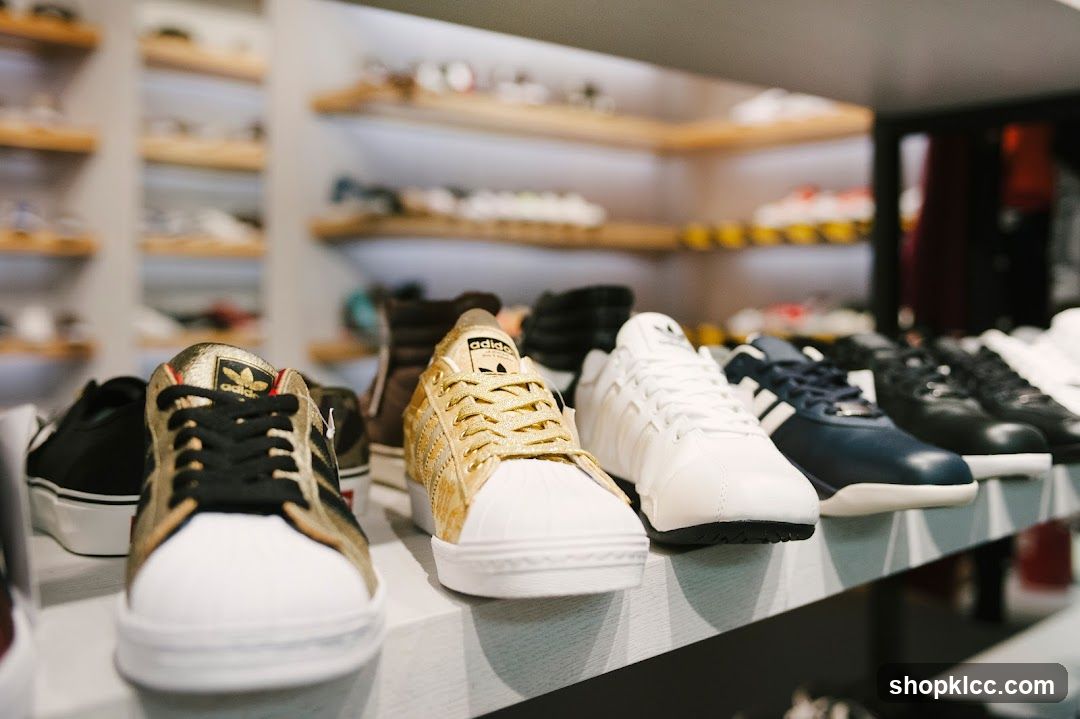 Adidas Sneakers on Display