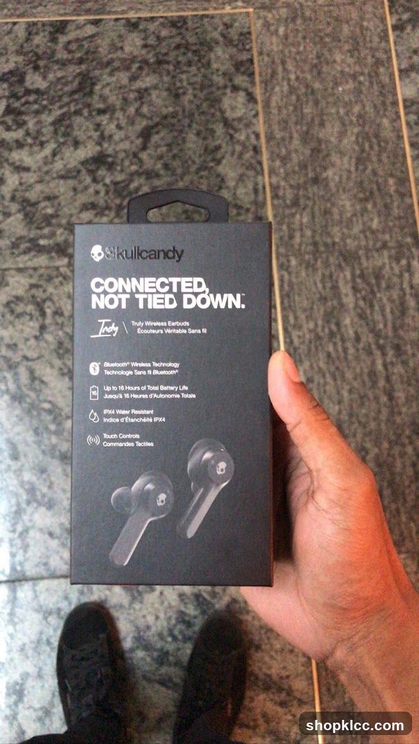 Skullcandy Indy Truly Wireless Earbuds Box
