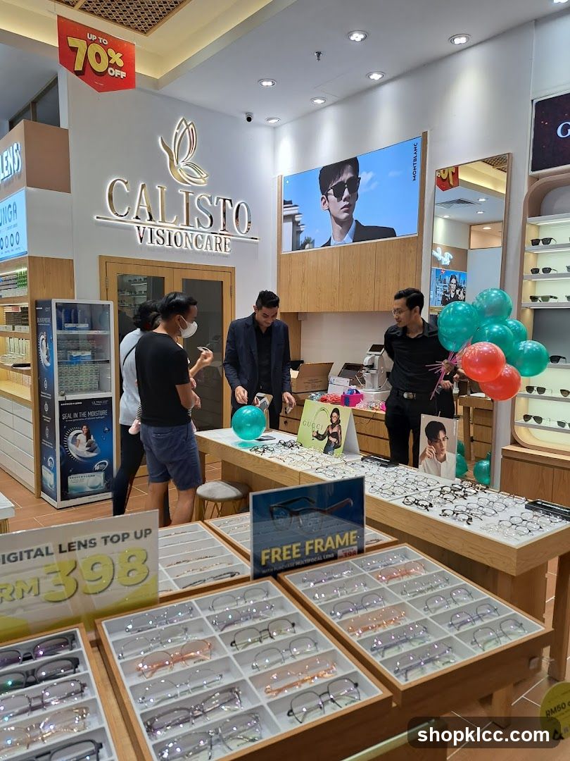 Calisto Visioncare Store Interior
